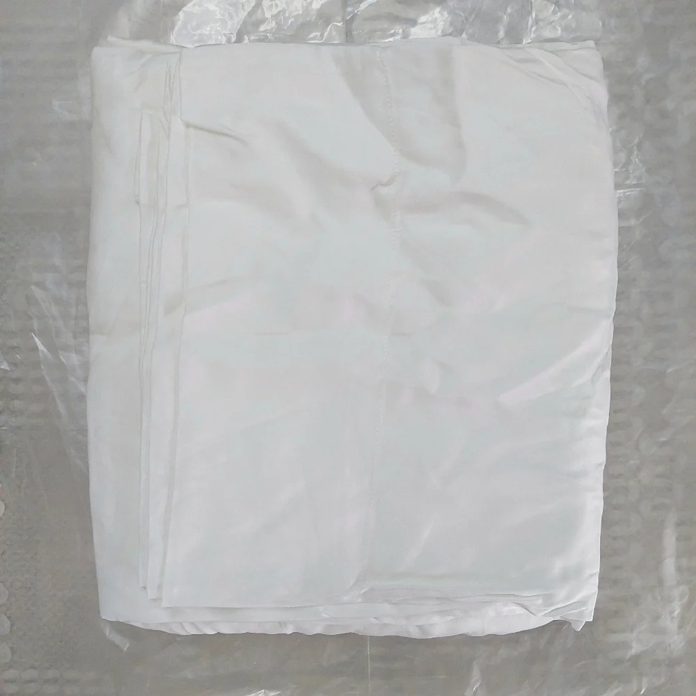 NWOT! Quince Organic Bamboo White Sheet & Pillowcases! Sz. King (960)_4